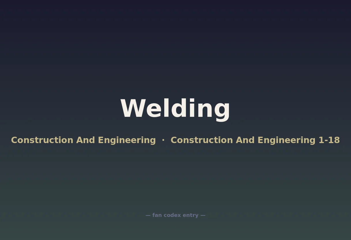 Welding